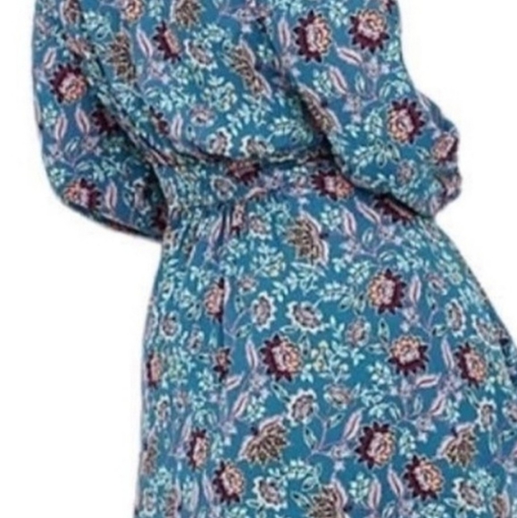 Torrid Floral Georgette Floral Wrap Peasant Top - Picture 9 of 15